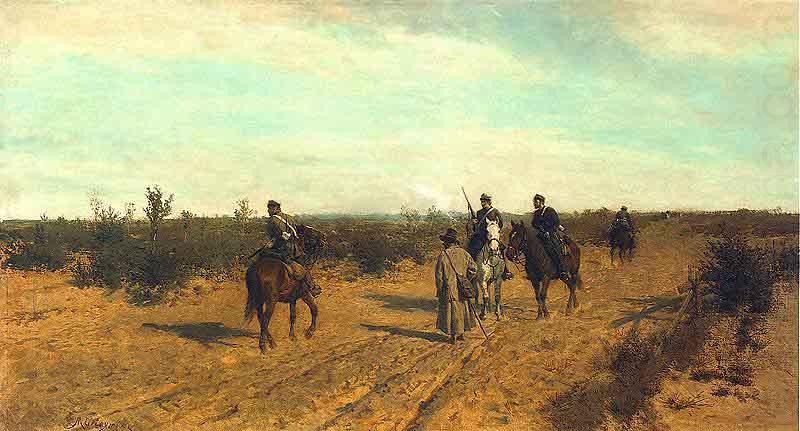 Insurgents patrol  picket, Maksymilian Gierymski